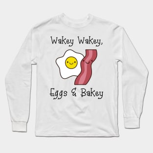 Cute & Funny Bacon and Eggs Long Sleeve T-Shirt